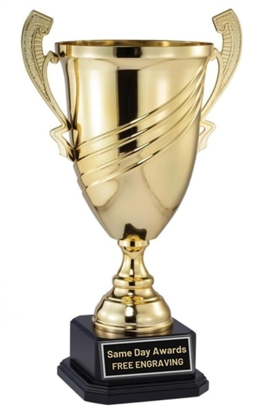 【美品】valiem BOWLNECK TROPHY トロフィー S size Del Pozzo XXL Gold Trophy Cup | Italian Championship Award with