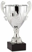 The Tuscany<BR> Italian Made<BR> Silver Cup Trophy<BR> 11.25 or 14.25 Inches