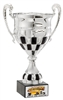 Racing<BR> Silver Cup Trophy<BR> 12.25 to 15.75 Inches
