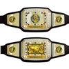 Custom Sales Black <BR> Premium Championship Belts<BR> 52 Inches<BR>6 Pounds