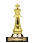 Chess King<BR> Gold Trophy<BR> 4.25 Inches