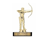 Male Archery Trophy<BR> 6 Inches