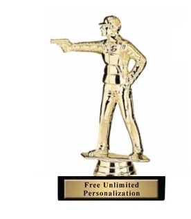 Civilian Pistol Trophy<BR> 6 Inches