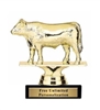 Angus Steer Trophy<BR> 4 Inches