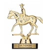 Western Horse w/ Rider Trophy<BR> 5.25 Inches