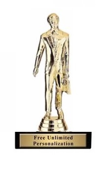 Salesman <BR> Gold Trophy<BR> 6.75 Inches