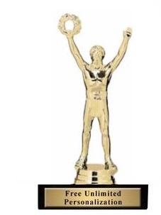 FREE ENGRAVING!!! Achievement Winner Male Victory Trophy-