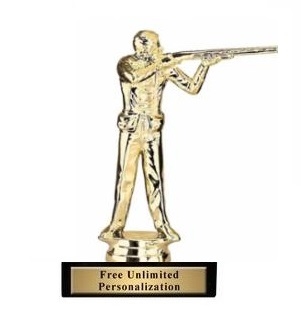 Male Trap Shooter Trophy<BR> 6 Inches