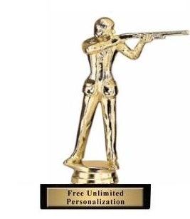 Female Trap Shooter Trophy<BR> 6 Inches
