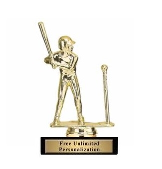 T Ball Trophy<BR> Male<BR> 5.75 Inches