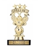 Spelling Bee with Stars<BR> Gold Trophy<BR> 5.75 Inches