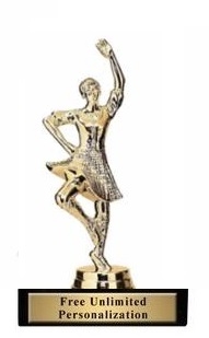 Highland Dancer Trophy<BR> 6.5 Inches
