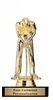 Male Putter<BR> Gold Trophy<BR> 6 Inches