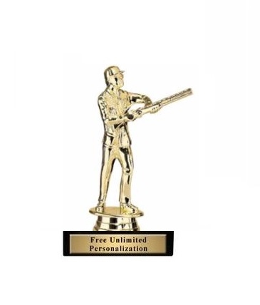 Male Skeet Shooting Trophy<BR> 6.25 Inches