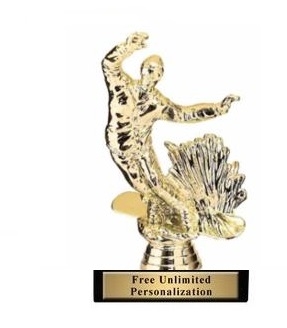 Snowboard Trophy<BR> 6.75 Inches