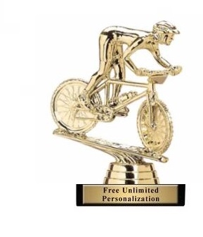 Downhill Mountain Bike Trophy<BR> 6 Inches