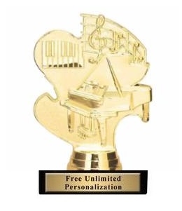Piano Trophy<BR> 5 Inches