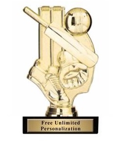 Brz/Gold Resin Referee Figure Trophy 6.75" free engraving & p&p 