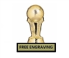 Mini<BR> Basketball Trophy<BR> 3.75 Inches<BR>Now $2.99