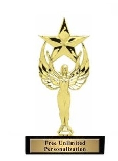 Female Star Victory Trophy<BR> 7 Inches
