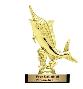 Marlin Fish Trophy<BR> 5.25 Inches