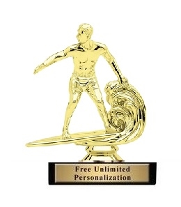 Surfer Trophy<BR> 6 Inches