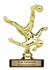 Soccer Bicycle Kick<BR> Female Trophy<BR> 6 Inches
