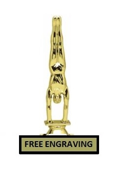 Male Gymnast Trophy<BR> 6 Inches
