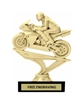 Racing Motorcycle<BR> Gold Trophy<BR> 5.75 Inches
