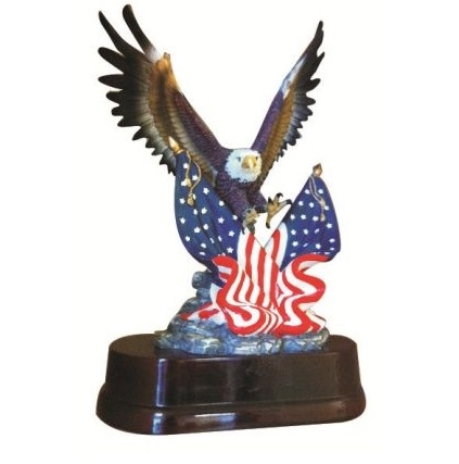 2 Flags Eagle Trophy<BR> 11 Inches