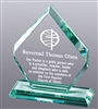 Premium Jade ARROW<BR> Glass Trophy<BR> 9.75 Inches