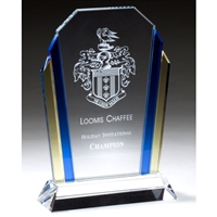 Prestige <BR> Glass Trophy<BR> 9.75 Inches