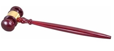 Rosewood<BR> Great Gavel<BR> 24 Inches