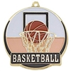 Hi Tech Basketball Medal<BR> Gold Back Only<BR> 2 Inches