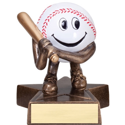 Same Day Awards Checkmate Baseball Trophy 6.5 INCHES 