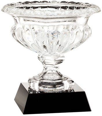 Crown Vase<BR>Crystal Trophy<BR> 10.25 Inches