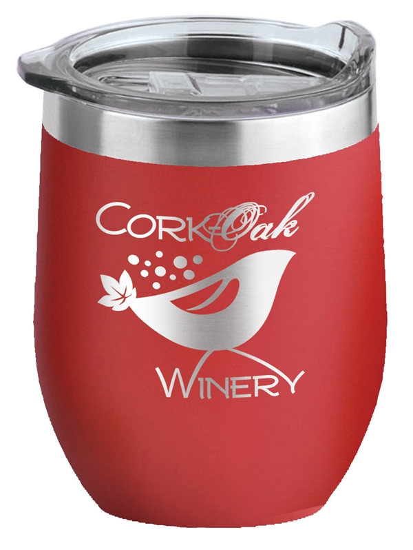 16 Oz. Tahoe<BR> Ringneck Insulated Wine Tumbler<BR> Red