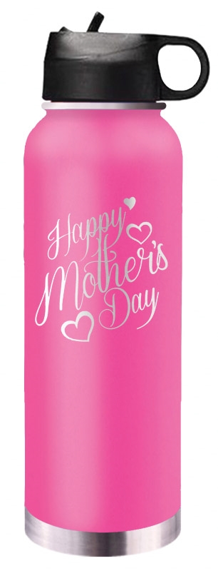 32 Oz. Tahoe<BR> Insulated Premium Water Bottle<BR> Pink