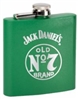 6 Oz. Stainless Steel Flask<BR> Green