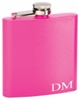 6 Oz. Stainless Steel Flask<BR> Pink