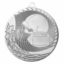 Inflation Buster<BR>Super Economy<BR> Football Medal<BR> Silver & Bronze Only<BR>  1 5/8 Inches