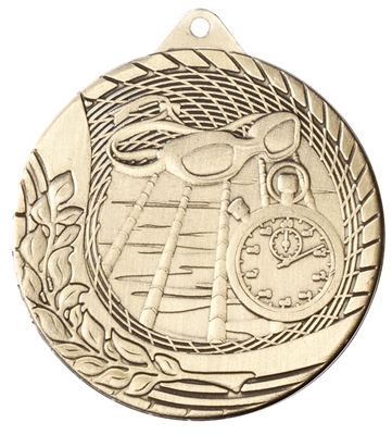 Laser Back<BR> Swimming Medal<BR> Gold/Silver/Bronze<BR> 2 Inches