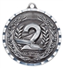 Diamond Cut<BR> 2nd Place Medal<BR> Silver<BR> 2 Inches