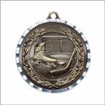Diamond Cut XXL<BR>Hockey Medal<BR> Gold/Silver/Bronze<BR> 2.75 Inches