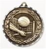 Diamond Cut XXL<BR> Volleyball Medal<BR> Gold/Silver/Bronze<BR> 2.75 Inches
