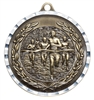 Diamond Cut XXL<BR> Cross Country Medal<BR> Gold/Silver/Bronze<BR> 2.75 Inches
