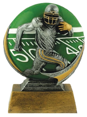 Mini Color Motion<BR> Football Trophy<BR> 5 Inches