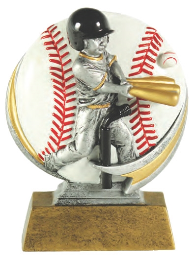 Mini Color Motion<BR> Male T-Ball Trophy<BR> 5 Inches
