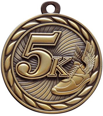 5K  Medal<BR> Gold Only<BR> 2 Inches