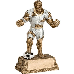 Soccer Trophy <BR> Monster <BR>6.75 Inches